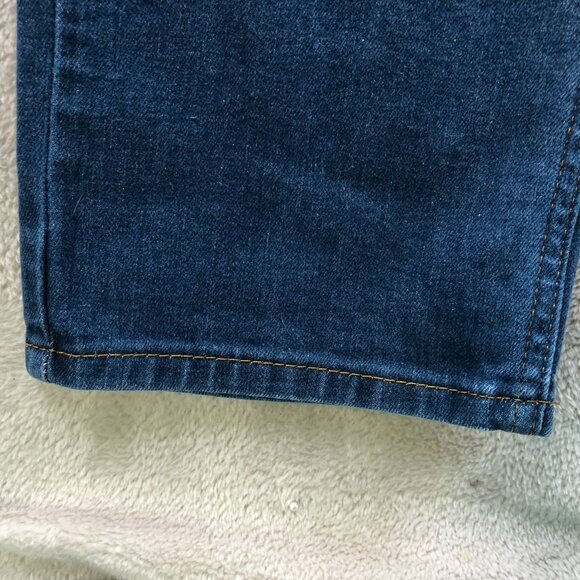 Levi's Men's Jeans Size 38x32 514 Straight Classic Blue Denim Casual Pockets - Picture 9 of 15